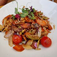 Veggie wok at Puerta Verde in Lanzarote