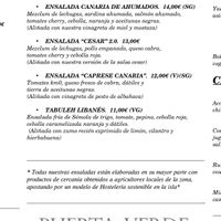 Lentil stew  at Puerta Verde in Lanzarote