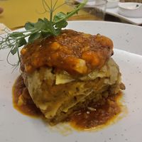 Vegan lasagnaa  at Puerta Verde in Lanzarote