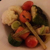 Mixed grilled vegetables  at Puerta Verde in Lanzarote