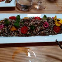 Quinoa salad at Puerta Verde in Lanzarote