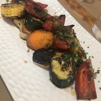 Vegetables and tofu at Puerta Verde in Lanzarote