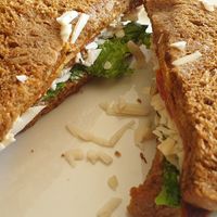 BLT Sandwich with added vegan mozzarella at The Fussy Vegan - Blairgowrie in Johannesburg