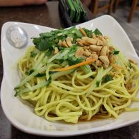 Cold noodles - Tallarines frios de la casa con salsa sesamo at Xiongzai in Madrid