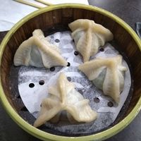Spinach dumplings 菠菜蒸饺 at Xiongzai in Madrid