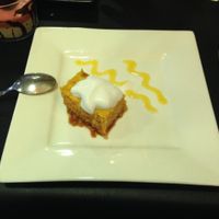 Carrot cake with coconut cream  at Gaia in Burgos