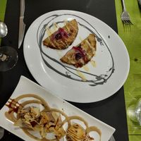 Korean tacos and little parcels with pumpkin at Gaia in Burgos