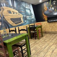 (one of the two sections of the restaurant)  at Gaia in Burgos