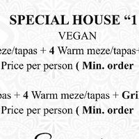 Vegan special at MezzaNotte in Fuengirola