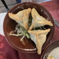 Spinach Fatayer (Sorry for bad picture)   at MezzaNotte in Fuengirola