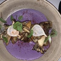 Potato with curry coconut curry and mushrooms  at Americana in Las Vegas