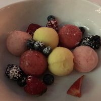 Assorted sorbet  at Americana in Las Vegas