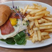 Egg and Bacon roll at One for the Crow in Maidstone