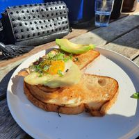 Egg and avo on toast at One for the Crow in Maidstone