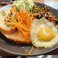 Chilli tofu scramble at One for the Crow in Maidstone