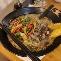Mushroom ramen at Zumo Food & Drink in Banos
