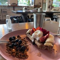 waffles   at Byron Bay General Store in Byron Bay