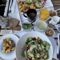 Detox salad and avocado roasts   at Elk Bakery in Verona