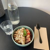 organic acai bowl  at Dicki's in New Farm