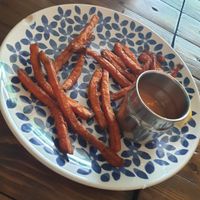 Sweet potato fries at Cafe Tropical in Koh Lipe