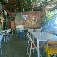 Outdoor seating available at The Red Tomato in Langkawi