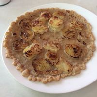 GF banana pineapple pancake at The Red Tomato in Langkawi