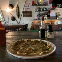 Pesto with mozzarella vegan option, tasty  at The Red Tomato in Langkawi