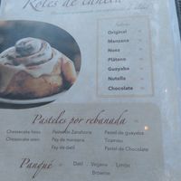 Menu at DoceCuarenta in La Paz