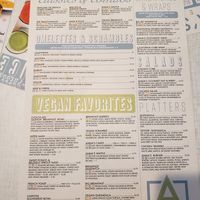 vegan menu! at Anna's House - E Beltline in Grand Rapids