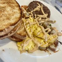 Chipotle Southwest Bowl with side of toast with vegan butter!  at Anna's House - E Beltline in Grand Rapids