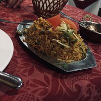 Biriani rice at Indian Palace in Funchal