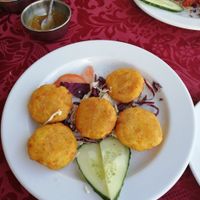 Aloo tiki at Indian Palace in Funchal