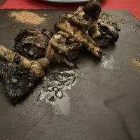 Sautéed mushrooms with smoked salt  at Momentos in Evora