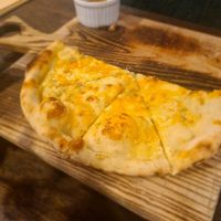 Four cheese pizza at Biang Bistro in Da Lat