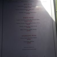 Menu at Biang Bistro in Da Lat