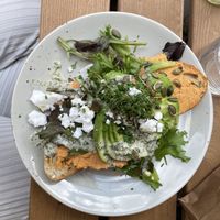 Hummus avocado toast   at Jord in Malmo