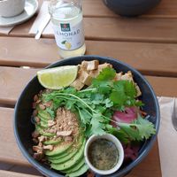 Glass noodle salad at Jord in Malmo