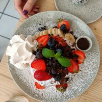 Amerikanska pannkakor at Jord in Malmo