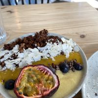 Tropical Bowl 😍 Amazing mango puré on top!   at Jord in Malmo