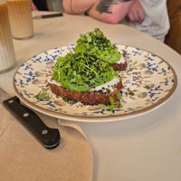 Avocado toast at Jord in Malmo