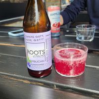 Blueberry kombucha at Jord in Malmo
