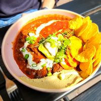 Mexican Vegan Nachos Bowl at Jord in Malmo
