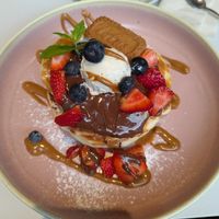 choco loco pancakes at Jord in Malmo