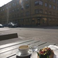 Shitake and hummus toast at Jord in Malmo