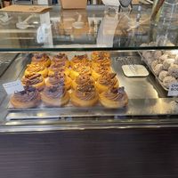 Doughnuts with hazelnut mousse and brownie at Bageri Leve in Malmo
