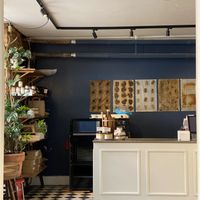 Inside the bakery  at Bageri Leve in Malmo