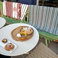 outside place to eat at Bageri Leve in Malmo