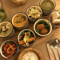 Rice table at Riz Riz - Marais in Paris