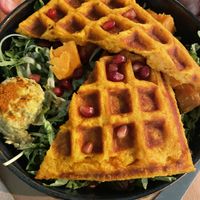 Sweet potato waffle  at Riz Riz - Marais in Paris