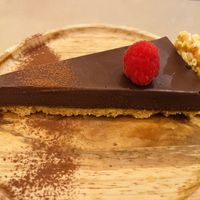 Chocolate tart  at Riz Riz - Marais in Paris